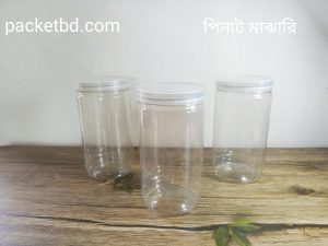 প্লাস্টিক জার রাউন্ড(পিনাট মাঝারি)